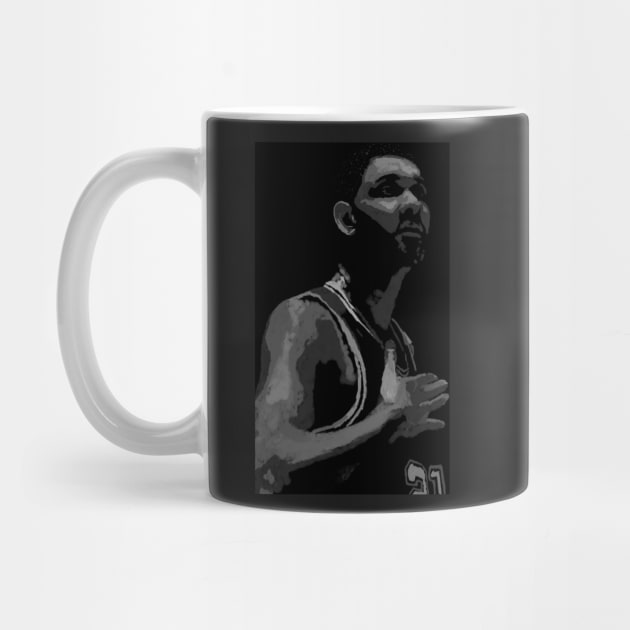 Tim Duncan San Antonio Sports Art by JRoseGraphics